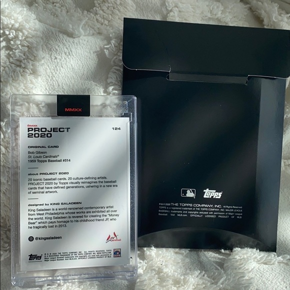 TOPPS PROJECT 2020- BOB GIBSON BY KING SALADEEN - Picture 7 of 7